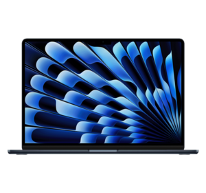 MacBook Air 15-tum, M2-chip 8-core, grafik 10-core, 8GB RAM, 256GB SSD, Midnatt