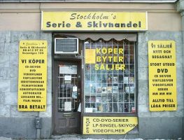 begagnade serier stockholm Stockholms Serie & Skivhandel HB